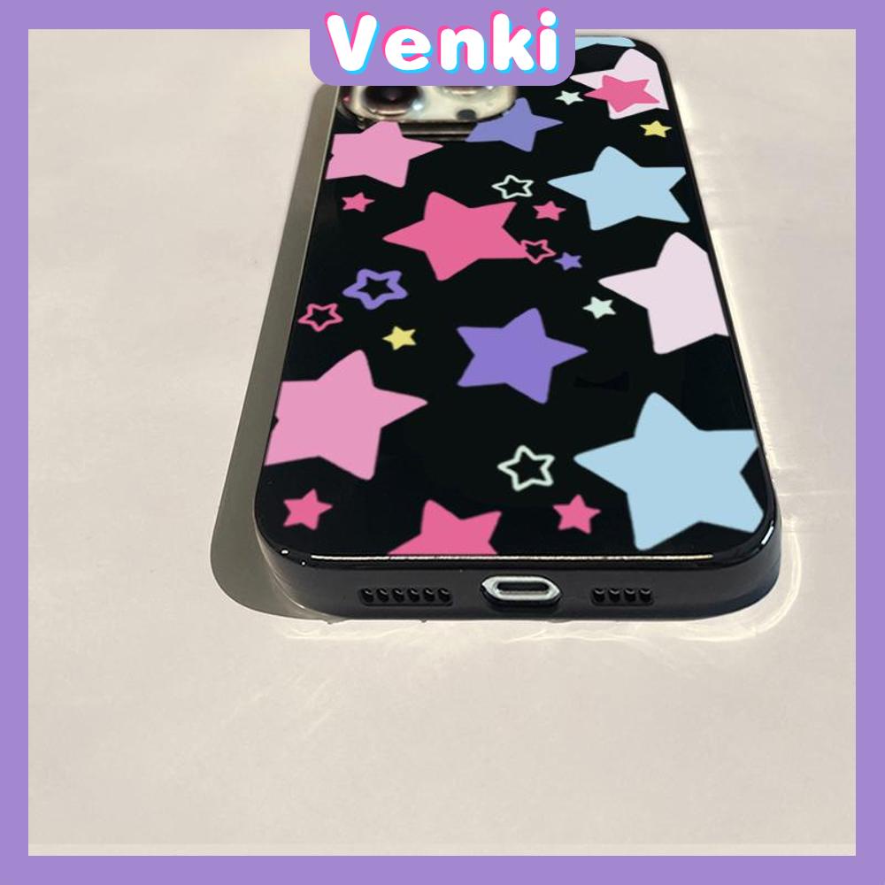 iPhone Case For 14 Series TPU Soft Case Dazzling Stars Glossy Black Candy Case Camera Protection Shockproof For iPhone 14 13 12 11 Plus Pro Max 7 Plus X XR