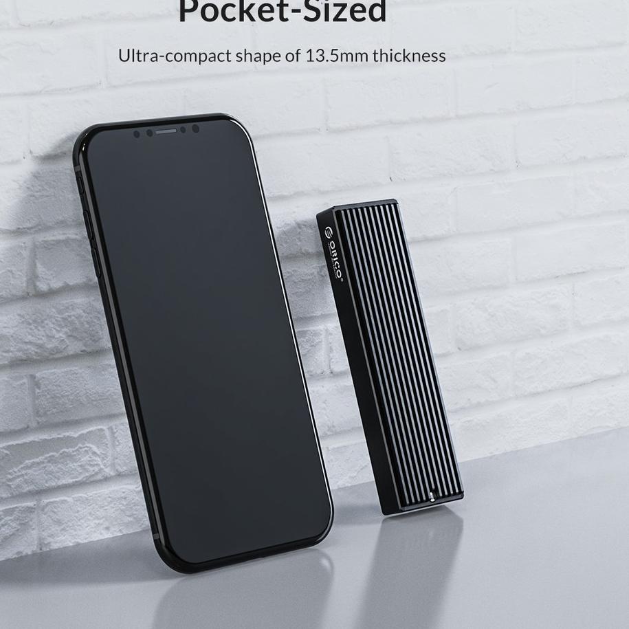 Langsung Kirim Orico M.2 NVME Case Enclosure USB C Gen2 10Gbps PCIe SSD M2 SATA NGFF 5Gbps SSD