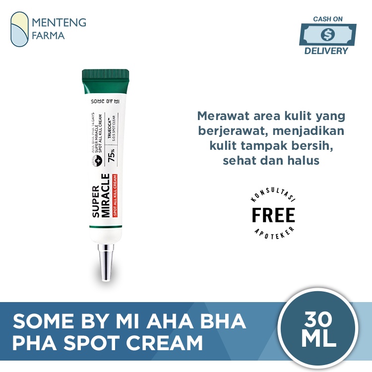 SOME BY MI Super Miracle Spot All Kill Cream 30 mL - Spot Cream Khusus Kulit Berjerawat