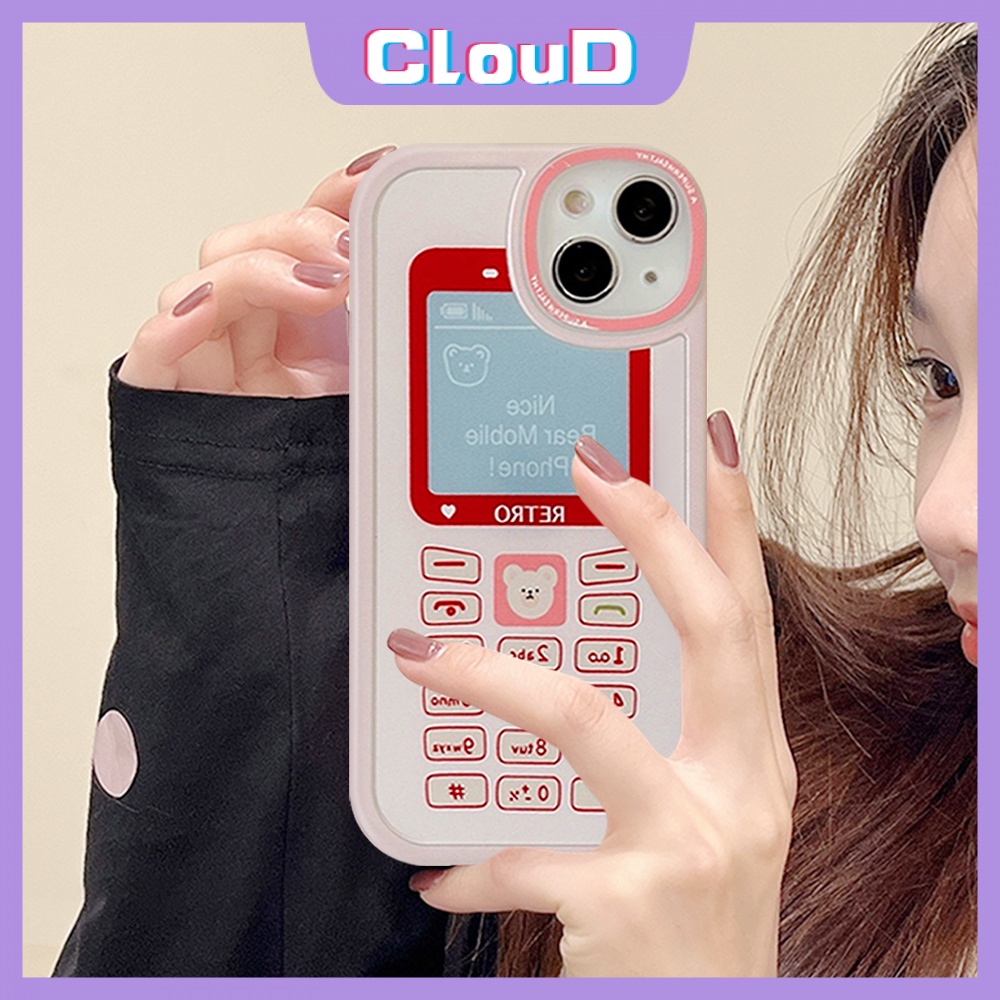 NOKIA Soft Case TPU Motif Kartun Beruang Untuk Realme C31 C35 C25Y C15 C21Y C12 C25 C25s Realme 5 8i 6i 5i 9i 7i 6 5s 8 8pro 6s 7 C11 C20 C21A