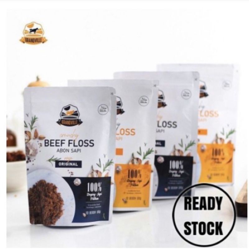 

XMASTER ABON GRANDVILLE CRUNCHY ABON CIPUNG ABON MPASI ANAK ABON SAPI ABON AYAM ABON IKAN 100 GR