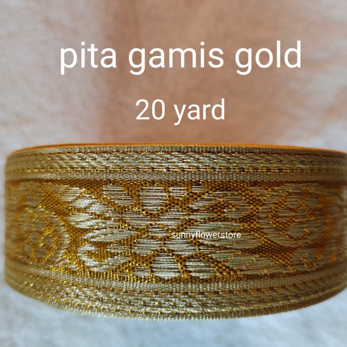 Bordir Renda Gamis Pita Bordir Lebar 4 Cm