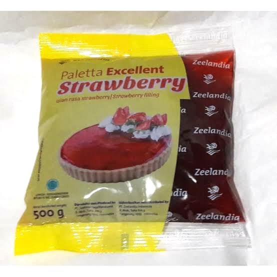 

ZEELANDIA Paletta Selai Isian Excellent Strawberry Filling Jam 500 gr