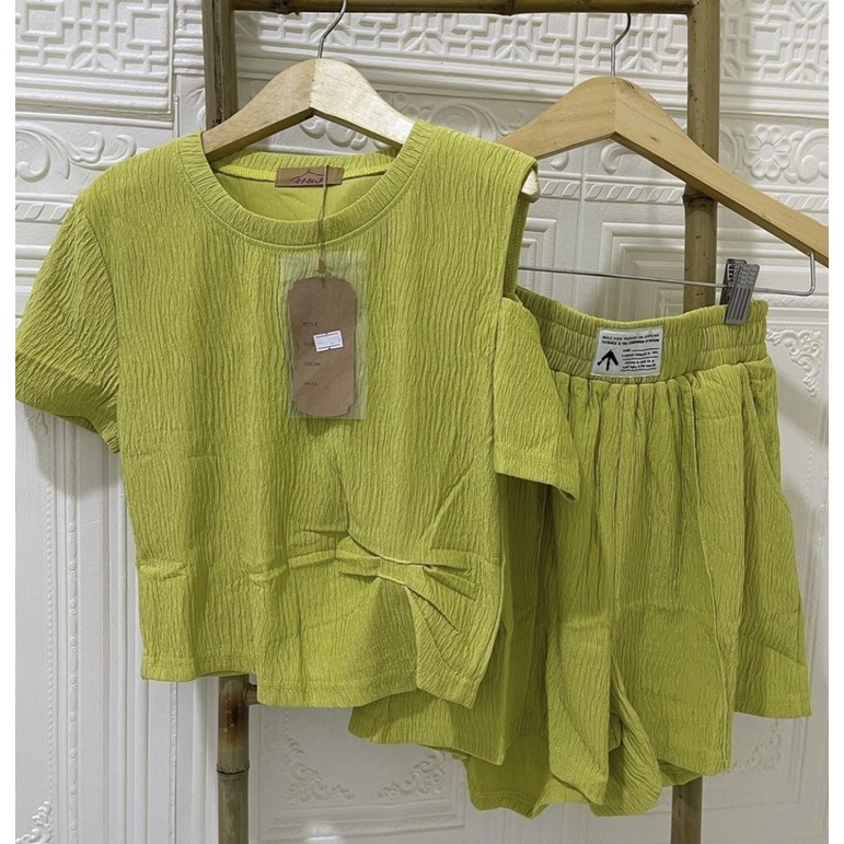 Kaos Set Bangkok Premium Bkk Atasan Wanita