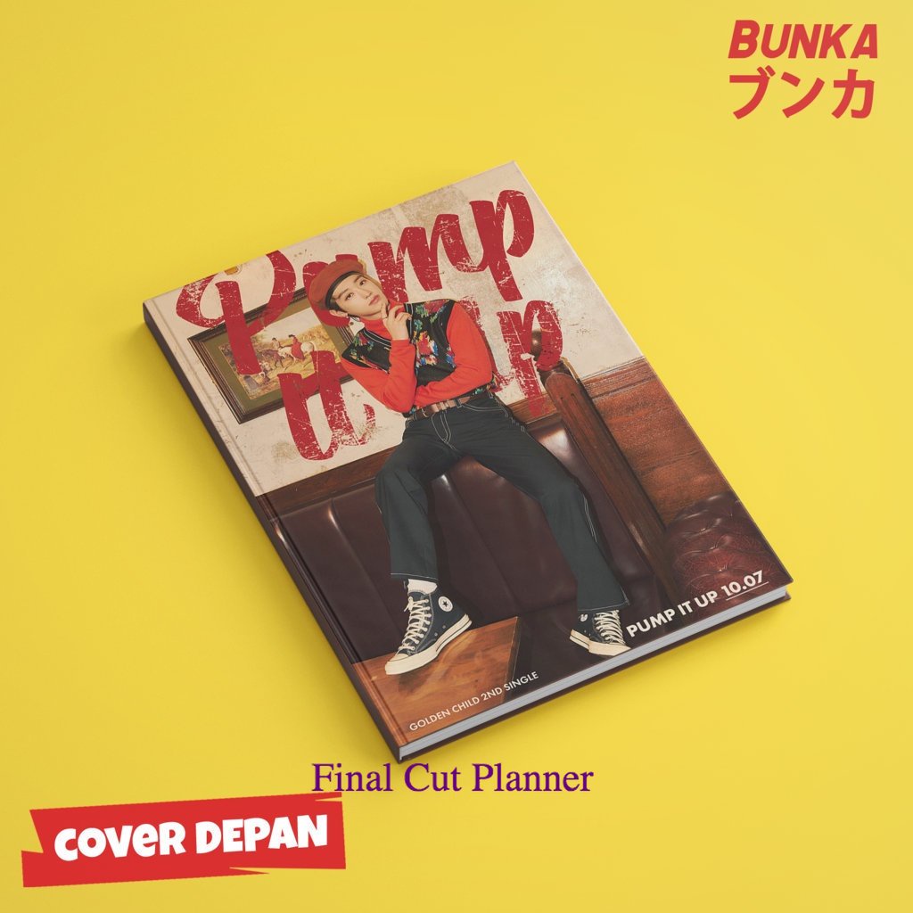 

buku tulis polos/bergaris KPOP Golden Child Pump Tag Hardcover A5 Buku Tulis Catatan Notes Agenda Planner Jurnal