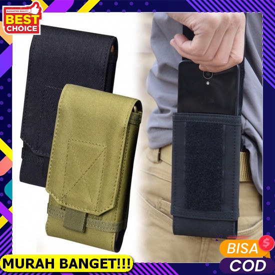 Dompet Import Jeep Premium Terbuar Dari Kulit Pu Leather Tas Pinggang Tactical Army Waist Belt Dompe