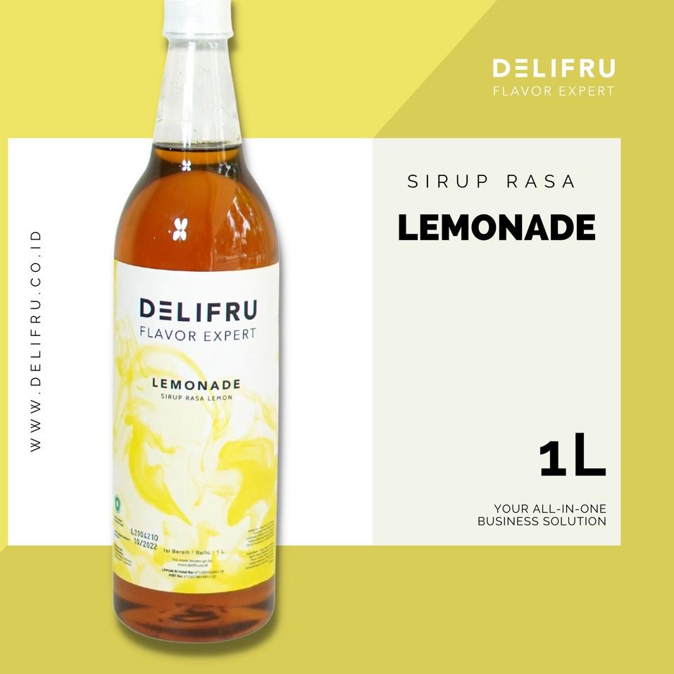 

Harga Bersaing--Lemonade Syrup Delifru 1 Liter - Sirup Lemon Premium