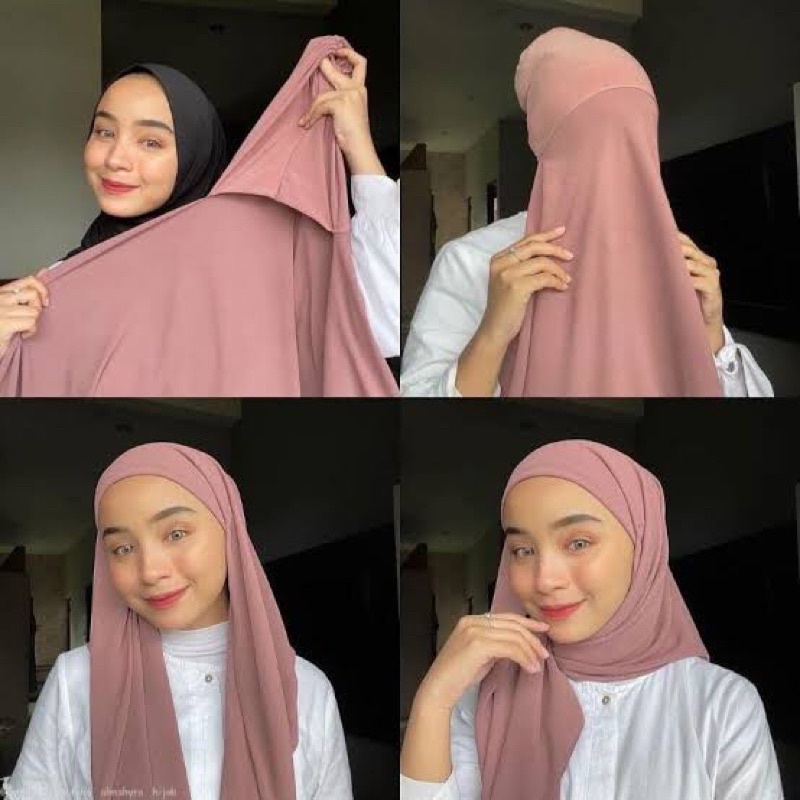 Pashmina Inner | Pashmina 2 in 1 | Ceruty Babydoll Premium | Daleman Jersey