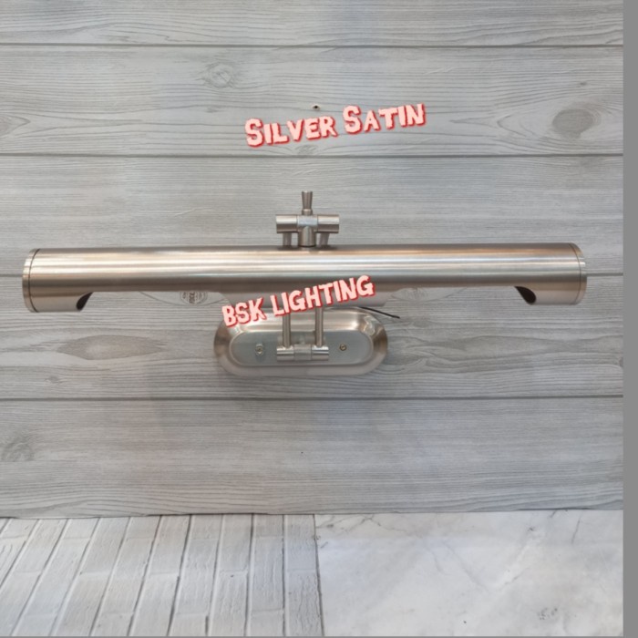 LAMPU DINDING/WALL LAMP/LAMPU LUKISAN - Silver