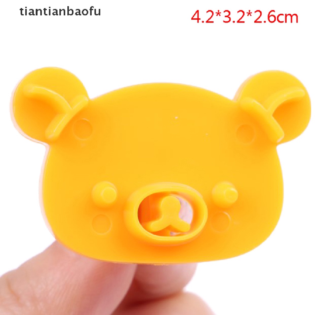 [tiantianbaofu] 3Pcs/Set Cute Bear Sandwich Mold Bread Cake Biscuit Embossing Device Tools Boutique