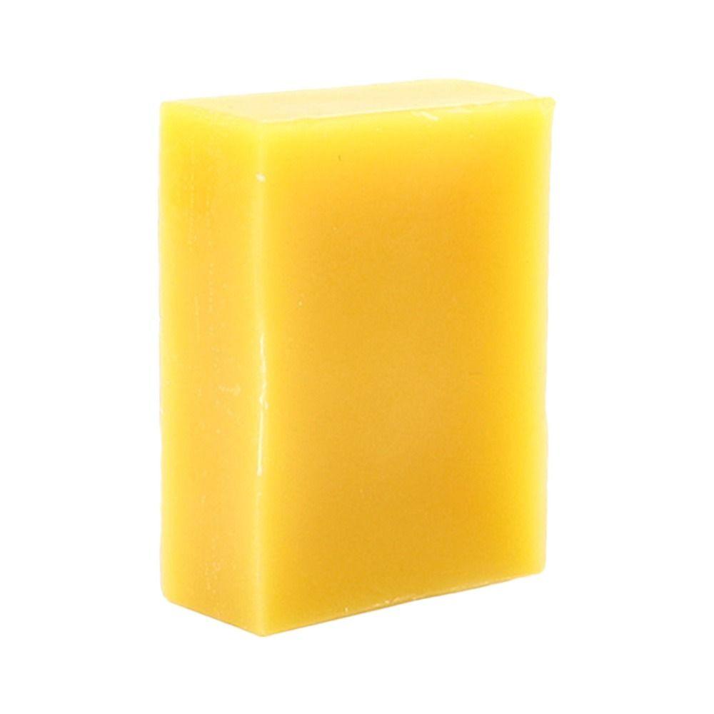 Populer 3pcs Lilin Lebah Kuning 30x40x14mm Pelet Organik Alat Poles Furniture Beewax