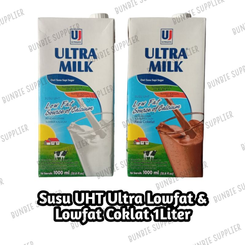 

Susu UHT Ultra Lowfat Plain / Lowfat Coklat 1 Liter (SATUAN)