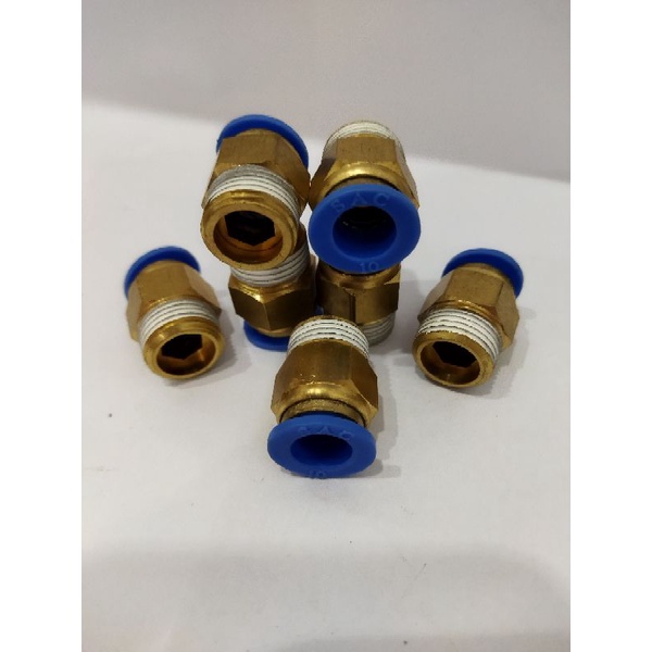 neple selang pneumatic straight JPC 10-03(⅜)/fitting selang pneumatic lurus/socket selang pneumatic