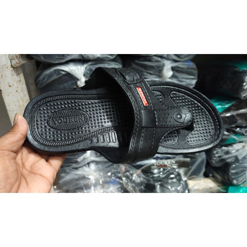 Sandal Pria Dewasa Kulit Yuken Tanpa Lem