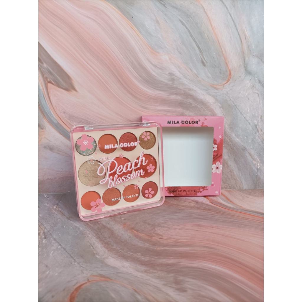 Eyeshadow Pallete Mila Color / Peach Blossom / Yummy / Sweet Ice Cream / Sweet