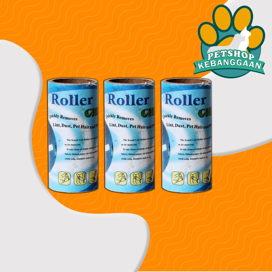 Pembersih Bulu Kucing Anjing Lint Roller Refill Hair Cleanser Hewan