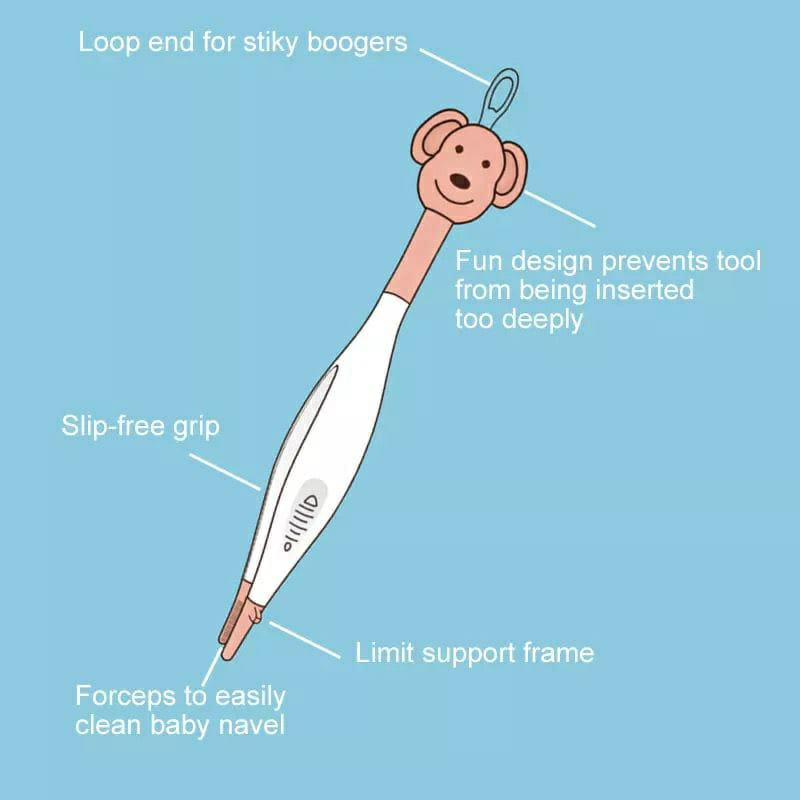 Booger Tool 0M+ / Pembersih Hidung &amp; Telinga Bayi