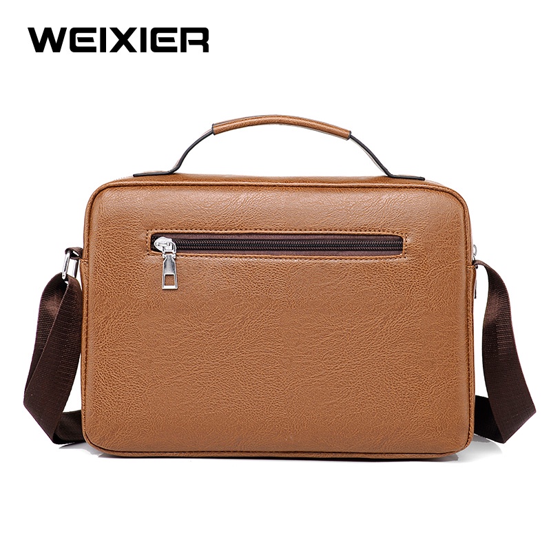 WEIXIER D255 Tas Selempang Pria Kulit Sling Bag Anti Air WK-SBY