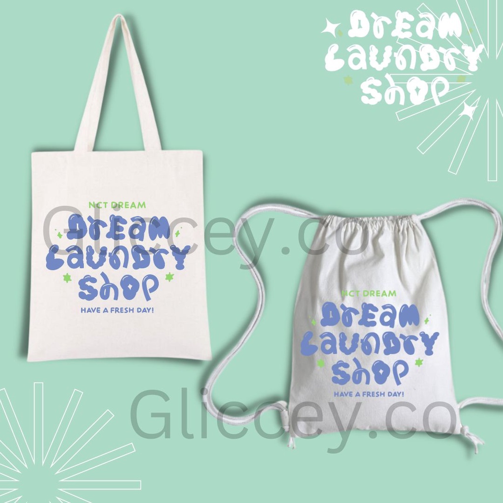 laundry shop nct dream totebag || tas string nct dream
