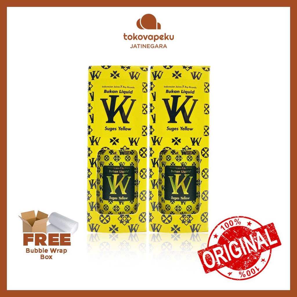 BUKAN LIQUID KW SUGES YELLOW PODS FRIENDLY 12MG 30ML ORI by ROY RICARDO