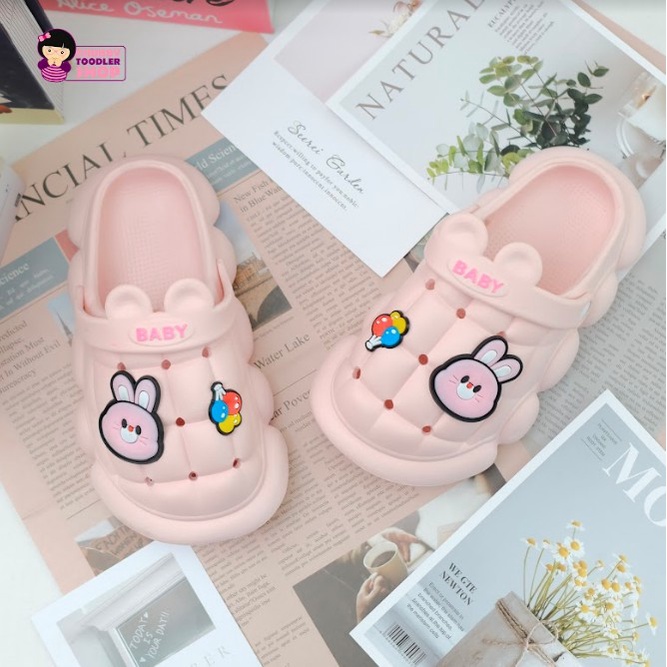 littlekiddoss SH2120N Sendal Bapao Anak Import Sandal Baim Eva Anak TERMURAH Sendal Karet Jelly 24-34