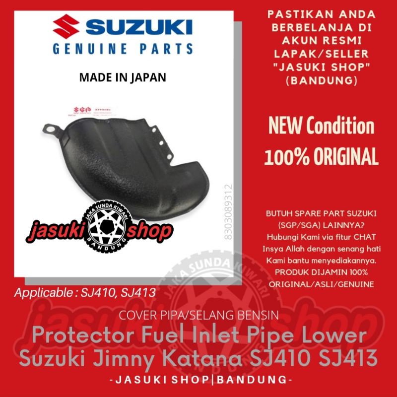 Protector Fuel Inlet Pipe Pelindung Cover Tutup Pipa Selang Bensin Suzuki Jimny Katana Sierra Caribi
