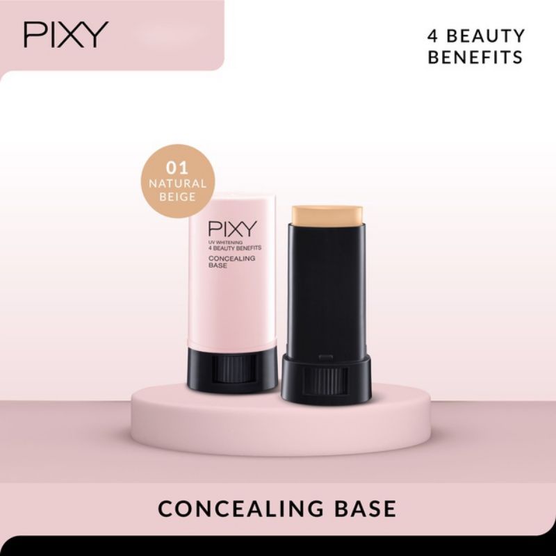 Pixy Concealing Base Oil UV Whitening 4 Beauty Benefit 9gr