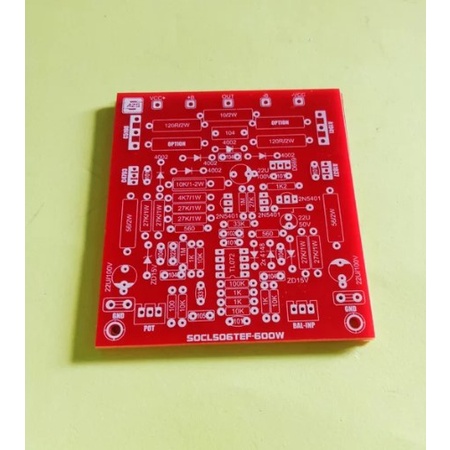 PCB 600W Power Amplifier SOCL 506 Mono TEF Input Balance