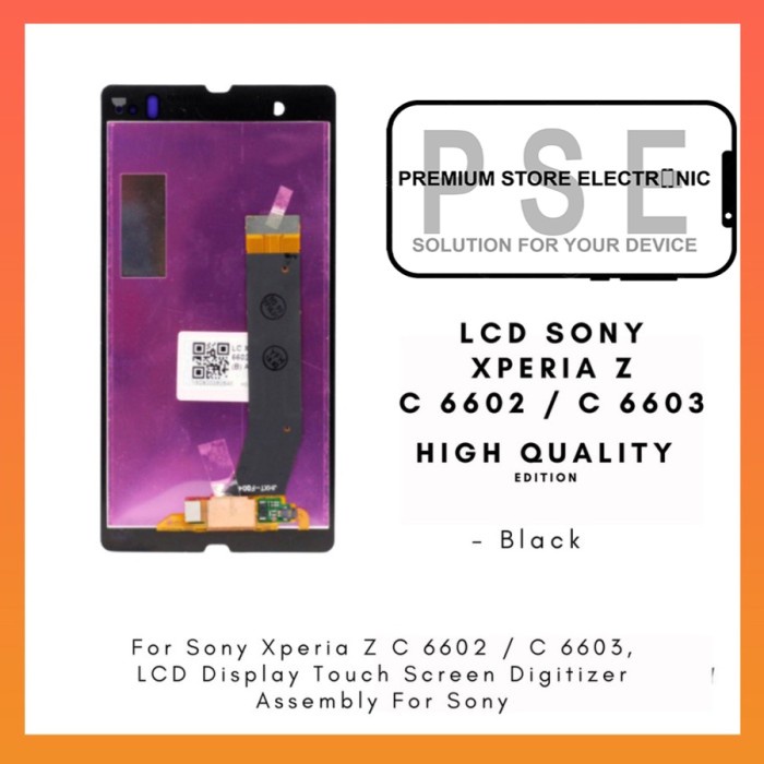 LCD Xperia Z C6602 C6603 ORIGINAL Fullset Touchscreen Garansi