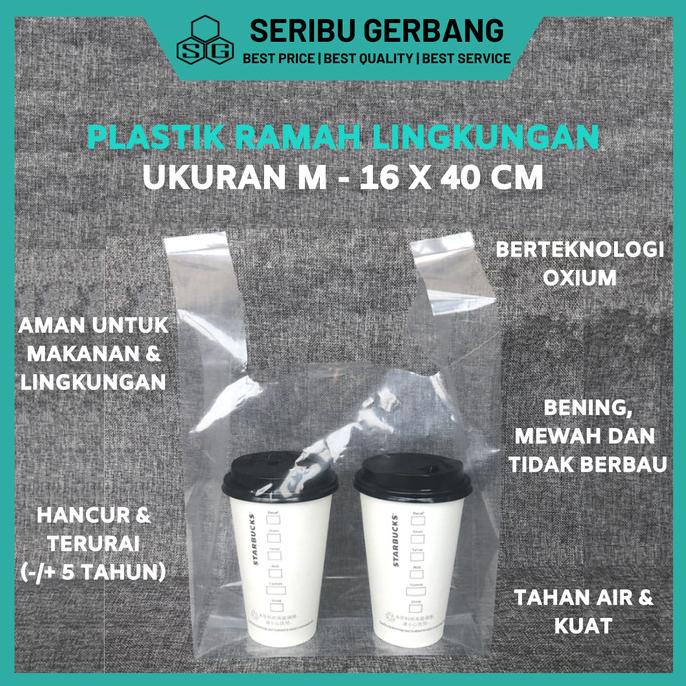 

PLASTIK RAMAH LINGKUNGAN KRESEK OXIUM PE BENING ECO FRIENDLY GOGREEN M