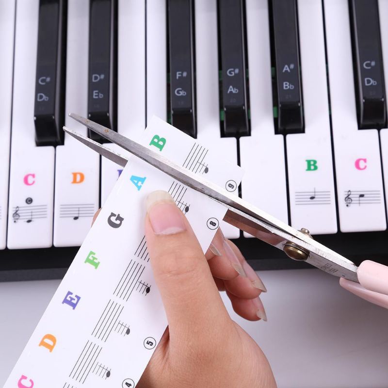 Sticker Tuts Piano / Stiker Keyboard Piano / Piano Key Sticker