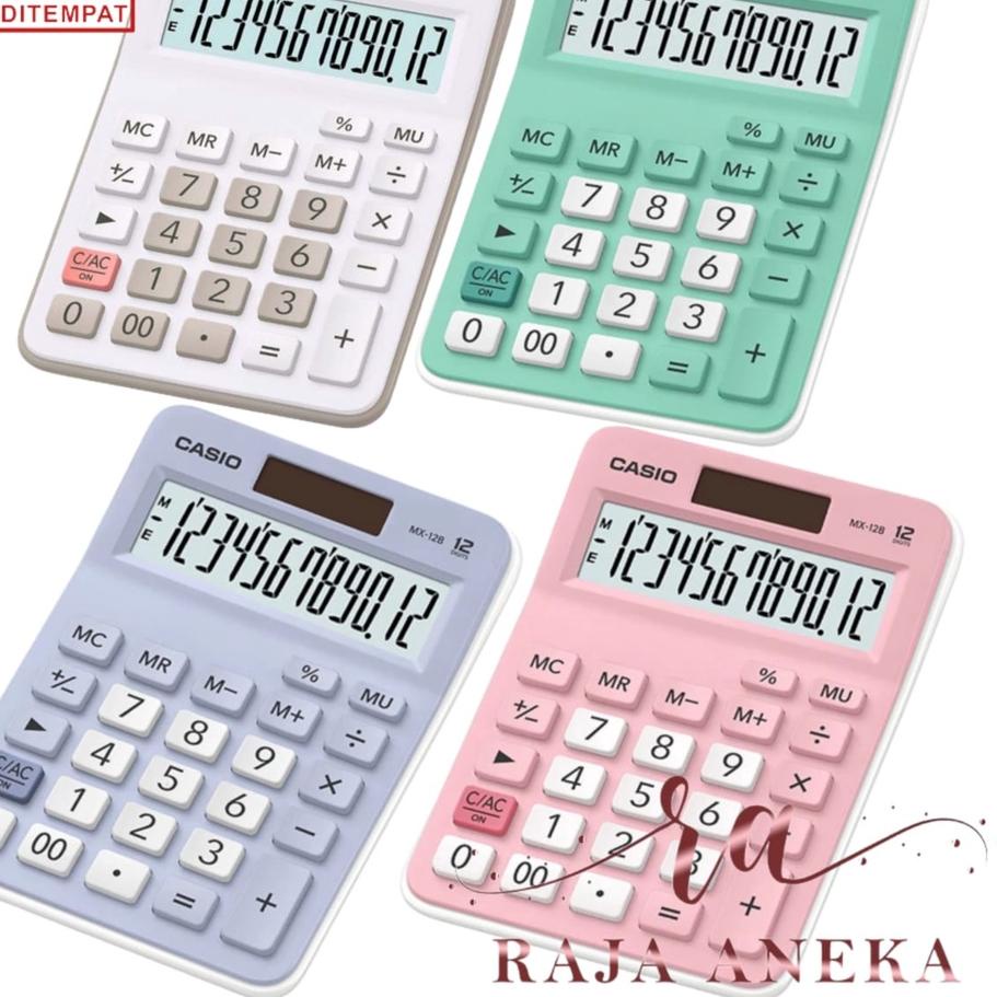 

Hot !! CASIO 12 DIGIT KALKULATOR CALCULATOR ALAT HITUNG MESIN HITUNG FANCY KANTOR OFFICE FANCY DELIGHT CALCULATOR CASIO SERIES MX 12 B MX12 B MX 12 WE 12 LB GN PK GARANSI RESMI ASABA ..