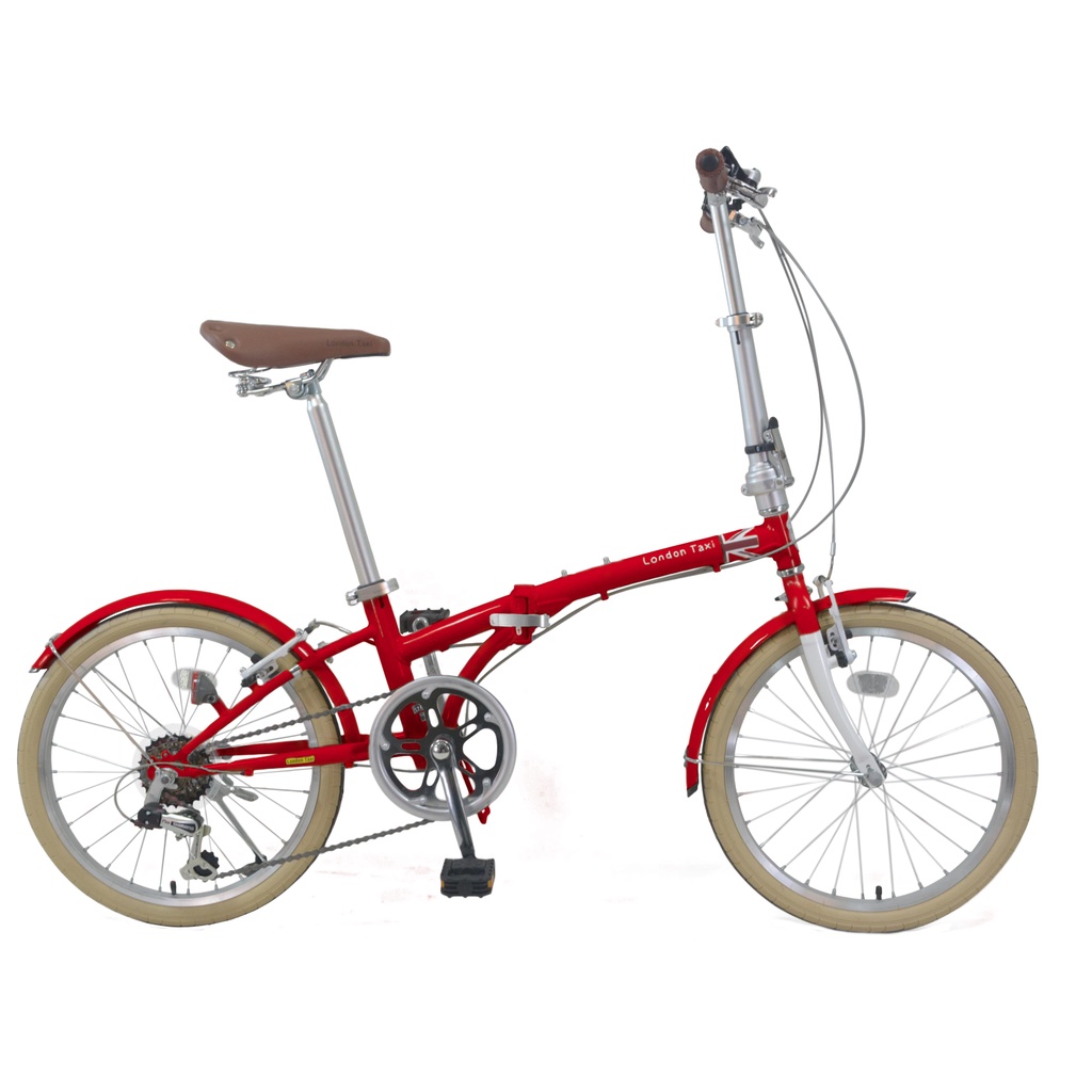 Jual Sepeda Lipat London Taxi Folding Bike 206S - Red | Shopee Indonesia