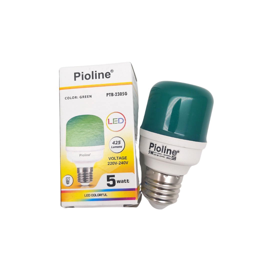 Lampu Led Colour Bulb Pioline 5 watt Lampu Warna Hemat Energi