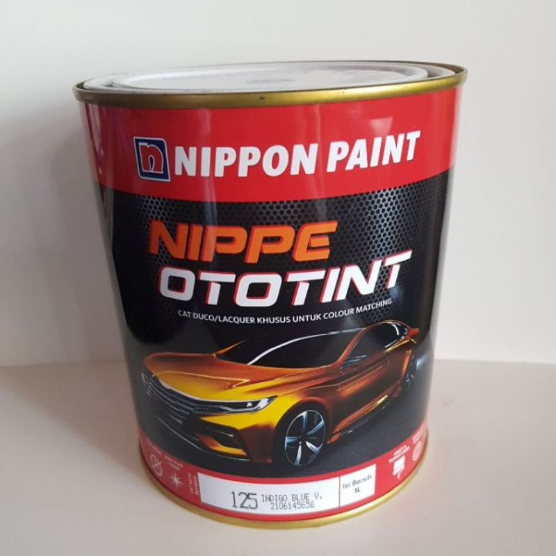 Nippe Ototint 125 Indigo Blue Vespa  / Cat Duco / Cat Mobil 1 ltr