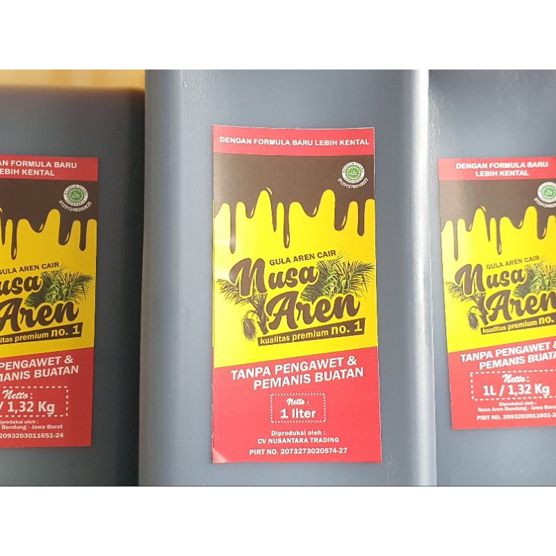 

ADY78 Gula Aren Cair 1Liter / Palmsugar Cair Nusa 1Liter / Nusa Aren 1Liter