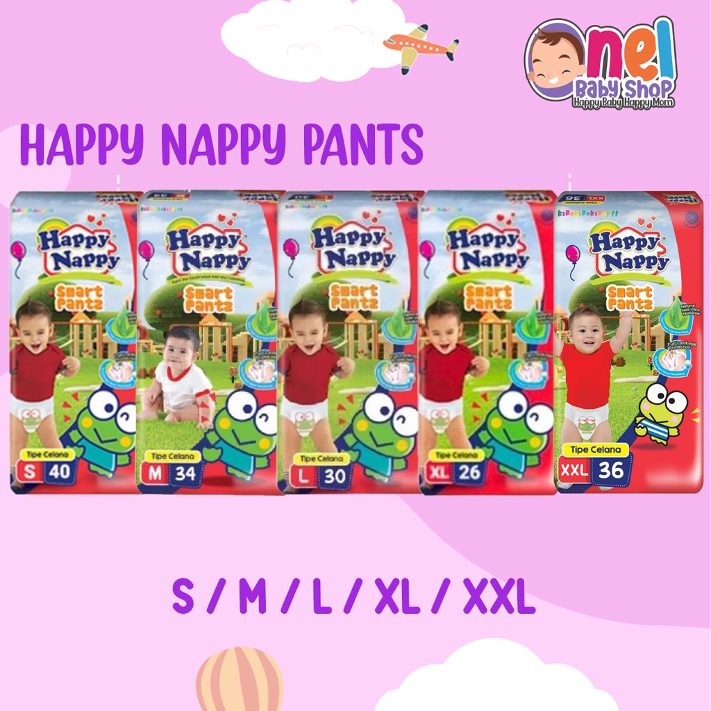 HAPPY NAPPY SMART PANTS S40/M34/L30/XL26