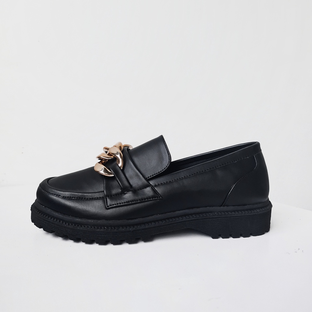 2023 Chain Loafer Premium Rubbersolle Sepatu Wanita - &quot;Sheeren&quot; - Sandona