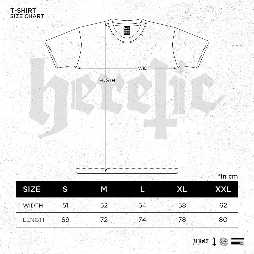 Heretic - T-Shirt - Squared Skull