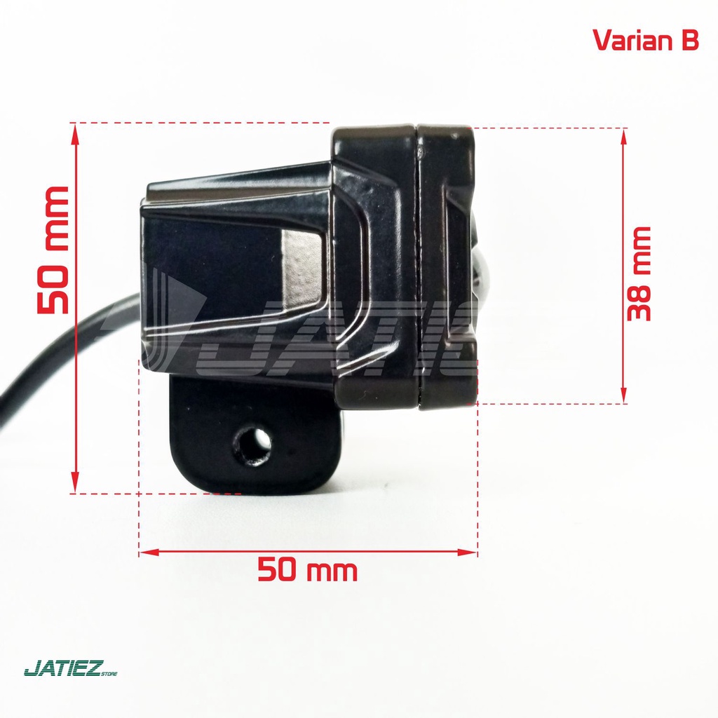 Lampu Tembak Sorot LED Laser Gun 2 Mata Varian B