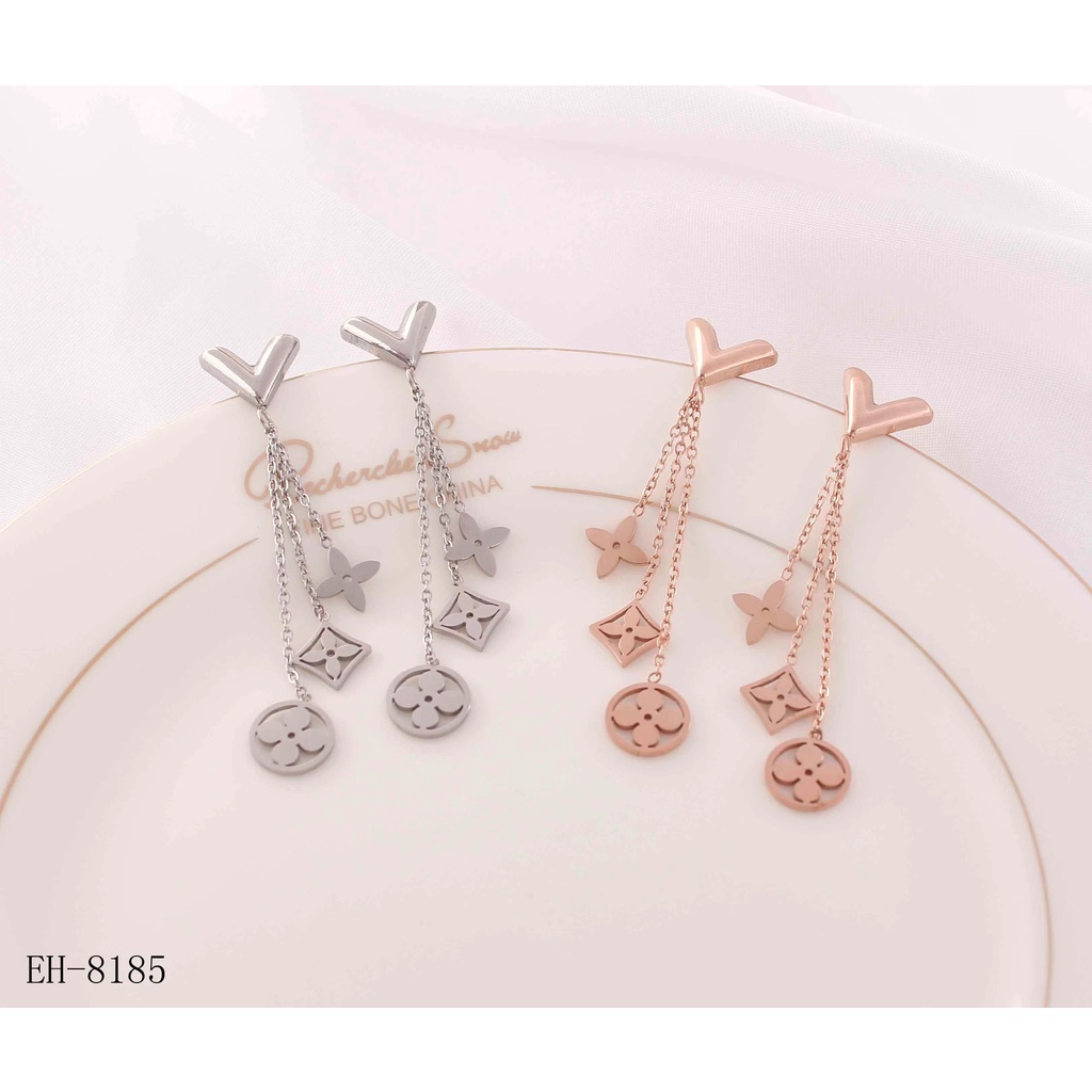 Titanium Set Perhiasan Fashion Kalung/Gelang/Anting 7885/8185/2513