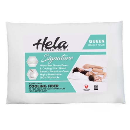 BANTAL TIDUR HELA DELUXE QUEEN MICROFIBER STANDARD