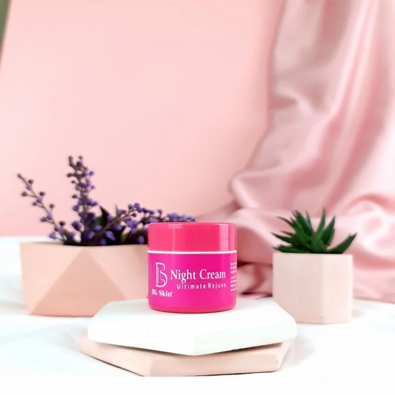 DEREZ - NIGHT CREAM ULTIMATE REJUVE BG SKIN MALAM FLEK BEAUTY GLOW BG SKINCARE