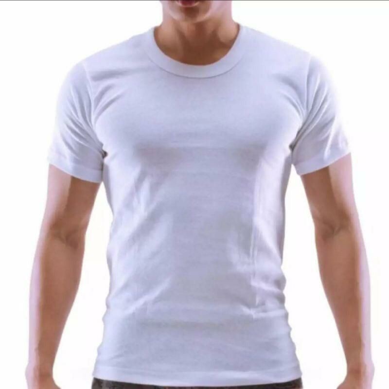 KAOS OBLONG PUTIH PRIA BAHAN KATUN ADEM T-SHIRT DALAMAN PUTIH DEWASA BUAT SANTAI BAJU POLOS PUTIH LAKI-LAKI NYAMAN DIPAKAI SEHARI HARI