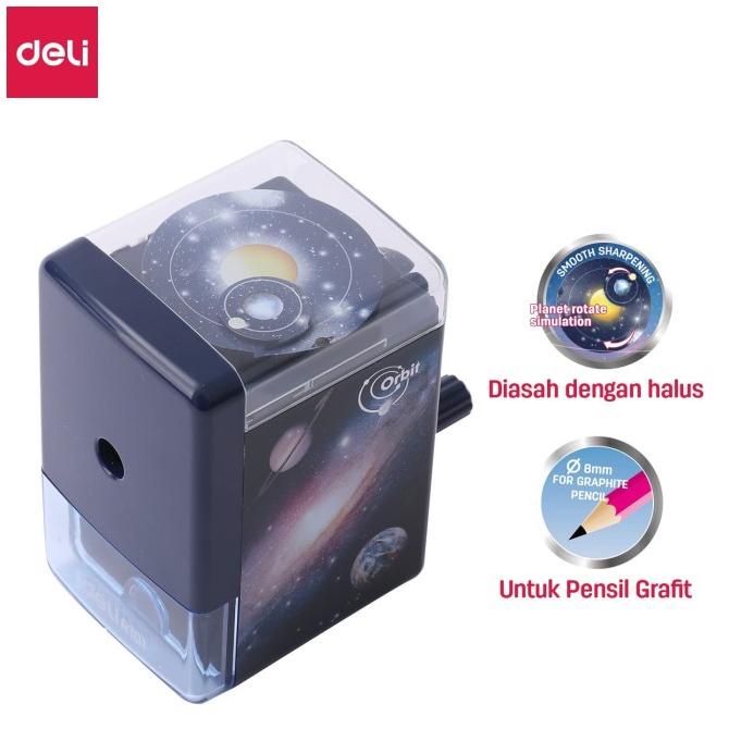 

[COD] Deli ER10104 Interactive fun Rotary Pencil Sharpener 3C / Rautan CUCI GUDANG Kode 1313
