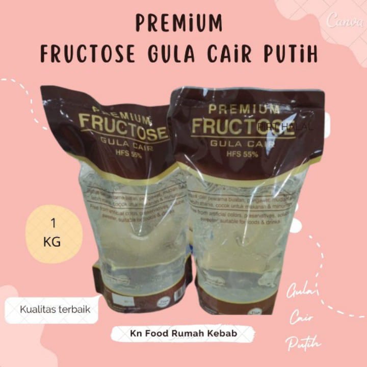 

Gula Fructose Cair Premium 1 kg