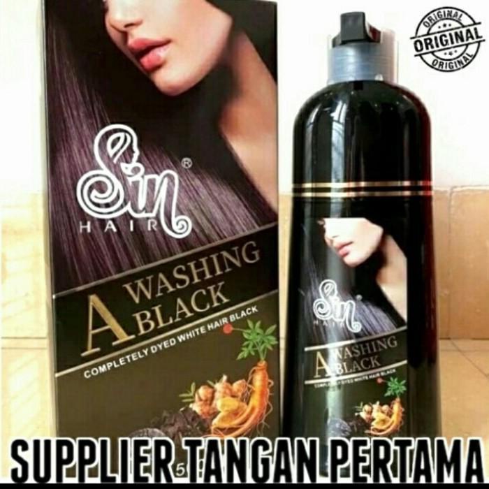 Shampoo Sampo Sinhair Penghitam Rambut Alami No 1 Japan Original