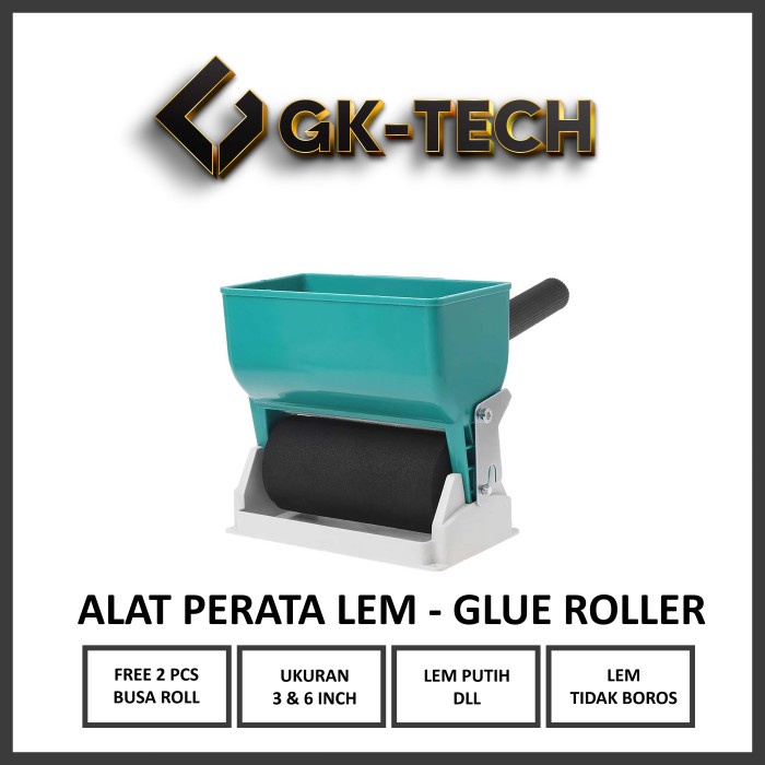 

Pengikat Glue Roller-Glue Applicator Roller Alat Perata Lem Hpl, Lem Hardcover,