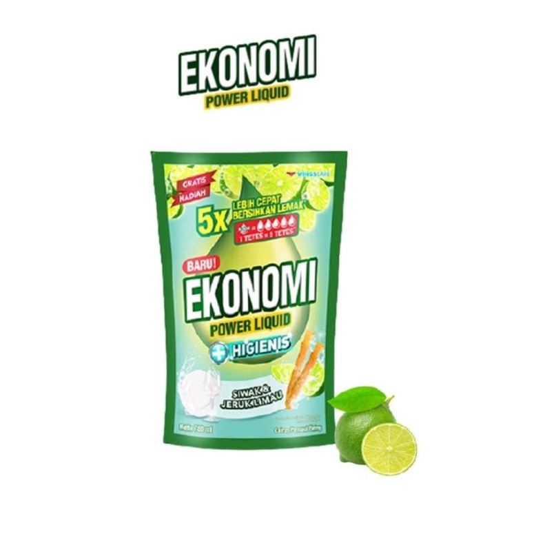 EKONOMI POWER LIQUID CAIRAN CUCI PIRING 650 ML