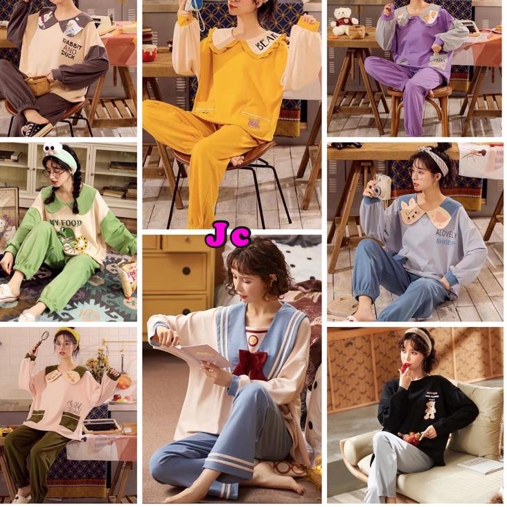 GRATIS ONGKIR✅JC- Stelan Oversize Jogger Babydoll PP / piyama Muslimah terbaru / piyama wanita Impor